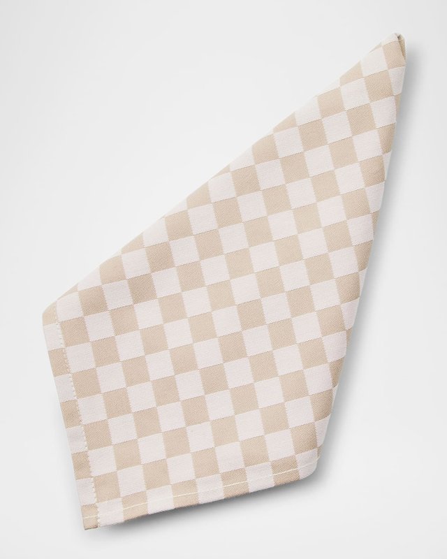Flax Check Napkin, Set of 4